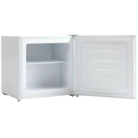 Compact White Upright Mini Freezer 1.1 Cu.Ft for Countertop